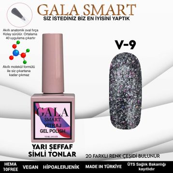 Gala Smart 10 ml V9 Vitraj Kalıcı Oje