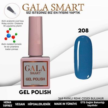 Gala Smart 208 10 ml Classic Kalıcı Oje