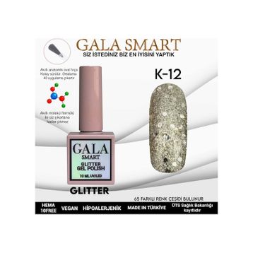 Gala Smart K-12 10 ml Glitter Kalıcı Oje