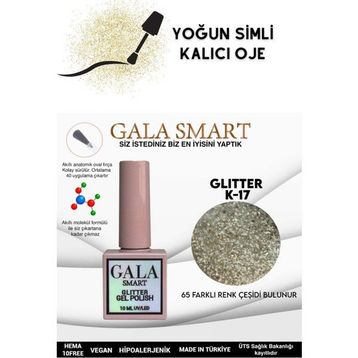 Gala Smart K17 10 ml Glitter Kalıcı Oje