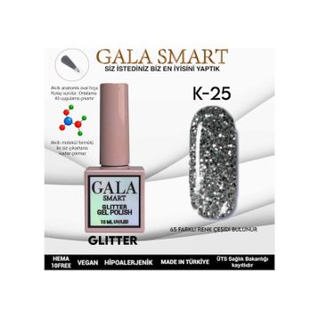 Gala Smart K25 10 ml Glitter Kalıcı Oje