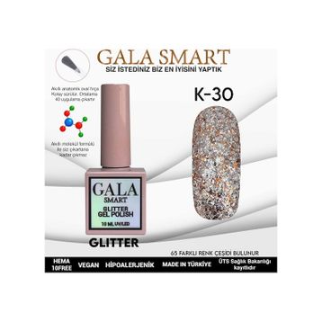 Gala Smart K30 10 ml Glitter Kalıcı Oje