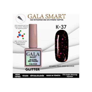 Gala Smart K37 10 ml Glitter Kalıcı Oje