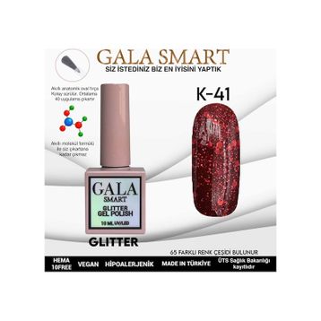 Gala Smart K41 10 ml Glitter Kalıcı Oje