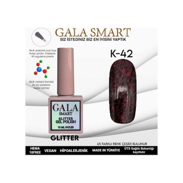 Gala Smart K42 10 ml Glitter Kalıcı Oje
