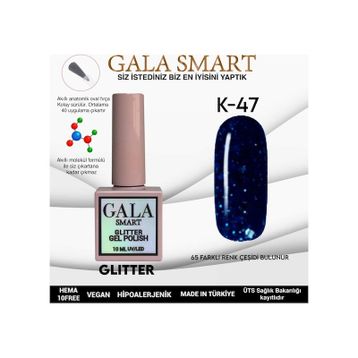Gala Smart K47 10 ml Glitter Kalıcı Oje