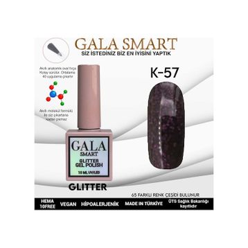 Gala Smart K57 10 ml Glitter Kalıcı Oje