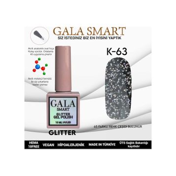 Gala Smart K63 10 ml Glitter Kalıcı Oje