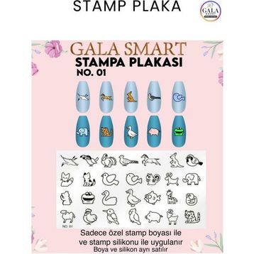 Gala Smart Stampa Plaka No:1 Sticker