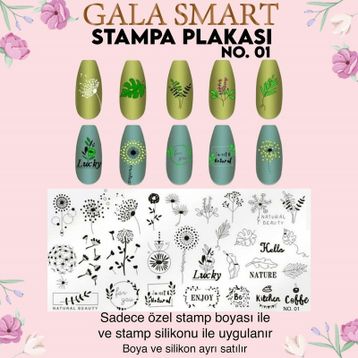 Gala Smart Stampa Plaka No:1 Sticker