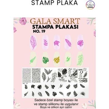 Gala Smart Stampa Plaka No:19 Sticker