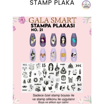 Gala Smart Stampa Plaka No:21 Sticker