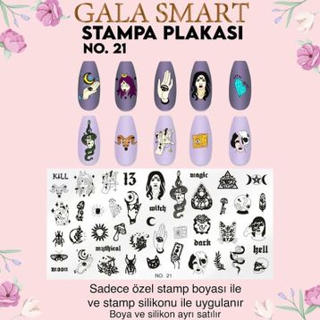 Gala Smart Stampa Plaka No:21 Sticker