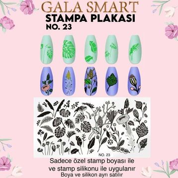 Gala Smart Stampa Plaka No:23 Sticker