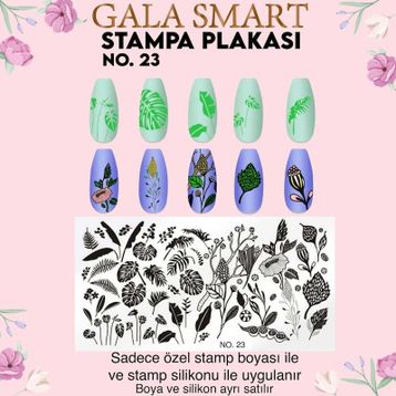 Gala Smart Stampa Plaka No:23 Sticker