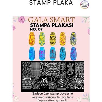 Gala Smart Stampa Plaka No:7 Sticker