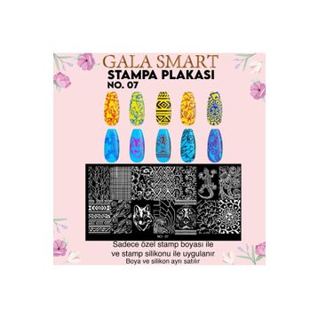 Gala Smart Stampa Plaka No:7 Sticker
