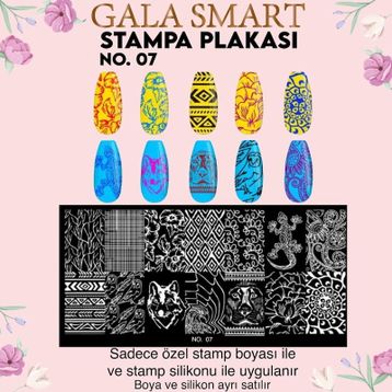 Gala Smart Stampa Plaka No:7 Sticker