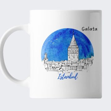 Galata Kulesi Baskılı Kupa