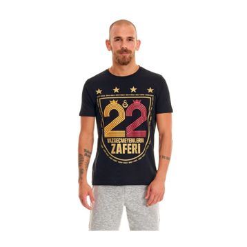 Galatasaray E191259 Yasin Tekstil 22 Vazgeçmeyenlerin Zaferi Erkek T-shirt