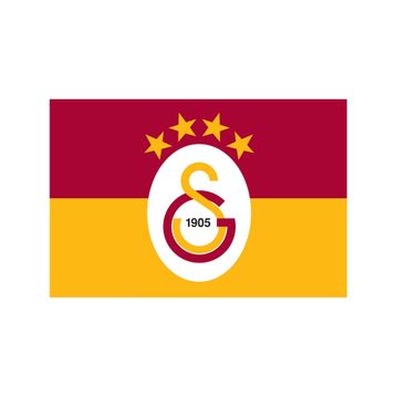 Galatasaray U880142 100x150 cm 4 Yıldızlı Klasik Elde Sallama Bayrak