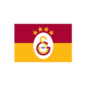 Galatasaray U880142 100x150 cm 4 Yıldızlı Klasik Elde Sallama Bayrak