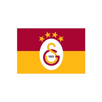 Galatasaray U880142 100x150 cm 4 Yıldızlı Klasik Elde Sallama Bayrak