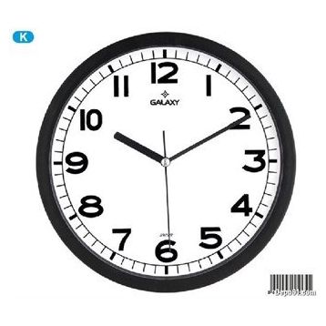 Galaxy 212-K Siyah 25.5 cm Modern Duvar Saati