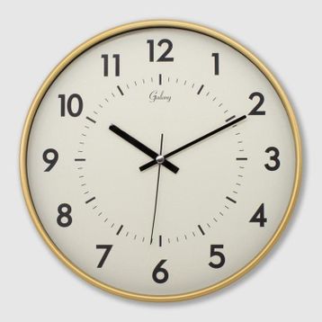 Galaxy 221-G Serisi Eskitme Metal Görünümlü Sessiz Akar 30 cm Modern Duvar Saati