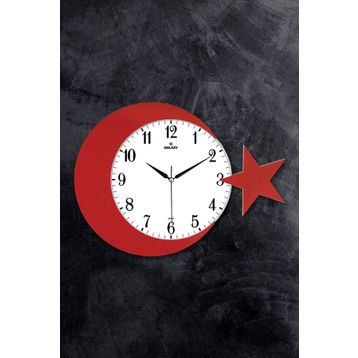 Galaxy Ay Yıldız Duvar Saati