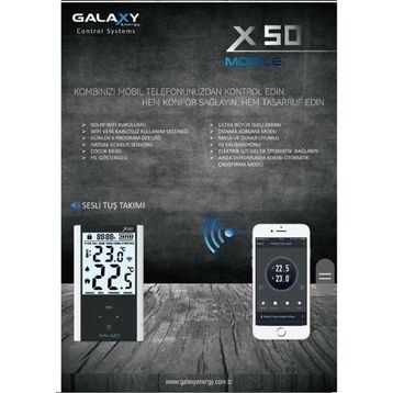 Galaxy Energy X50 Plus Kablosuz Wifi Smart Oda Termostatı