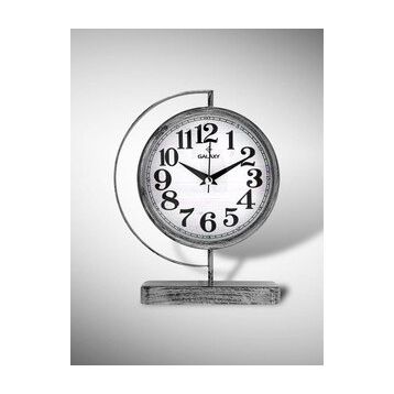 Galaxy Premium Serisi Modern Kadranlı 20 cm Metal Ofis ve Masa Üstü Saat