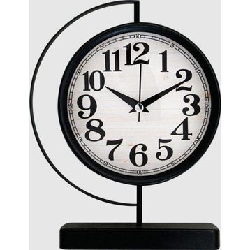 Galaxy Premium Serisi Modern Kadranlı 20 cm Metal Ofis ve Masa Üstü Saat