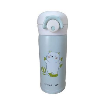 Galeri Kristal Knm Yv Kedi 350 ml Mavi Termos