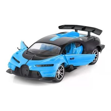 Galtoys H338-18-B 1:12 F/F Oyuncak Şarjlı Kapısı Açılan Mavi Coupe Araba