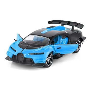 Galtoys H338-18-B 1:12 F/F Oyuncak Şarjlı Kapısı Açılan Mavi Coupe Araba