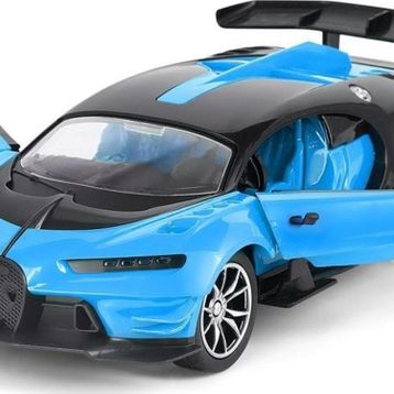 Galtoys H338-18-B 1:12 F/F Oyuncak Şarjlı Kapısı Açılan Mavi Coupe Araba
