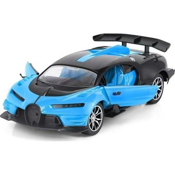 Galtoys H338-18-B 1:12 F/F Oyuncak Şarjlı Kapısı Açılan Mavi Coupe Araba