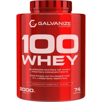 Galvanize Nutrition 100 Whey 2000 gr 74 Servis Çikolata-Fındık Protein Tozu