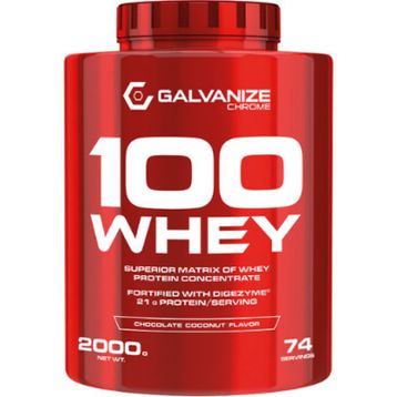 Galvanize Nutrition 100 Whey 2000 gr 74 Servis Çikolata-Hindistan Cevizi Protein Tozu