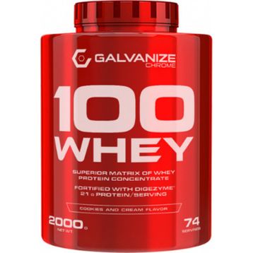 Galvanize Nutrition 100 Whey 2000 gr 74 Servis Kurabiye Protein Tozu