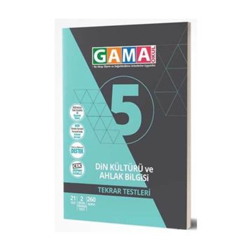Gama Yayınları 5. Sınıf Din Kültürü Tekrar Testleri