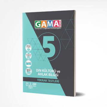 Gama Yayınları 5. Sınıf Din Kültürü Tekrar Testleri