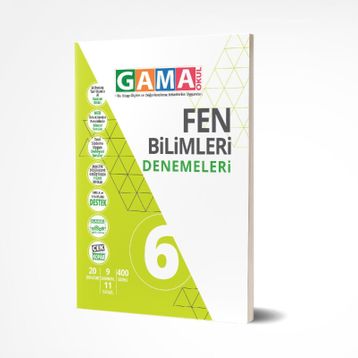 Gama Yayınları 6. Sınıf Fen Bilimleri Denemeleri