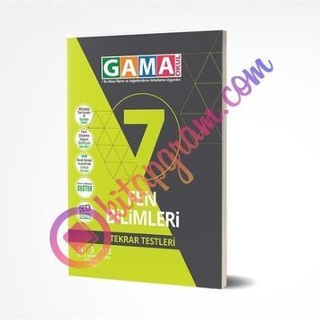 Gama Yayınları 7 Fen Bilimleri Tekrar Testleri