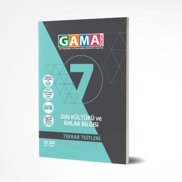 Gama Yayınları 7. Sınıf Din Kültürü Tekrar Testleri