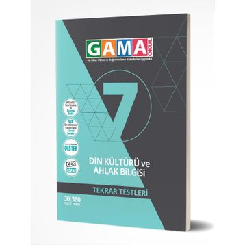 Gama Yayınları 7. Sınıf Din Kültürü Tekrar Testleri