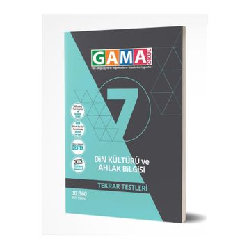 Gama Yayınları 7. Sınıf Din Kültürü Tekrar Testleri