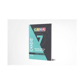 Gama Yayınları 7. Sınıf Din Kültürü Tekrar Testleri