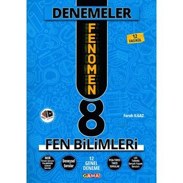 Gama Yayınları 8. Sınıf Fen Bilimleri Fenomen 12 Genel Deneme